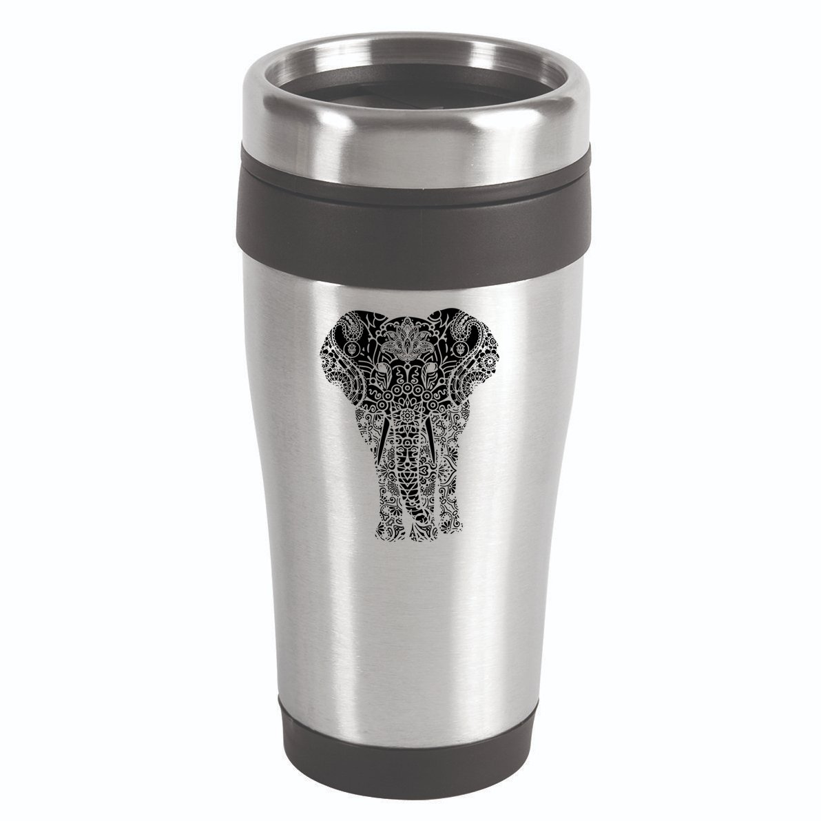 Mandala Elephant Hastin Gaja Pattern Yoga Great Gift 16oz Travel Tumbler