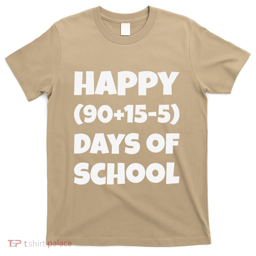 Math Equation Happy 100 Days Of School Math Teacher Calculus T-Shirt