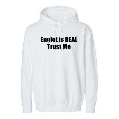 Marina Englot Is Real Trust Me Garment-Dyed Fleece Hoodie