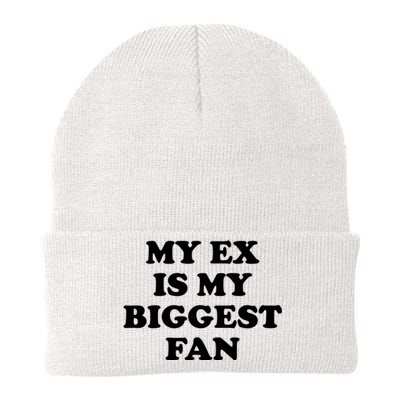 My Ex Is My Biggest Fan Shirts Funny Sayings Knit Cap Winter Beanie