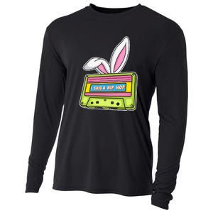 Mixtape Easter I Said A Hip Hop Easter Day Cute Ears Bunny Girl Women Cooling Performance Long Sleeve Crew