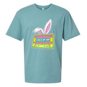 Mixtape Easter I Said A Hip Hop Easter Day Cute Ears Bunny Girl Women Sueded Cloud Jersey T-Shirt