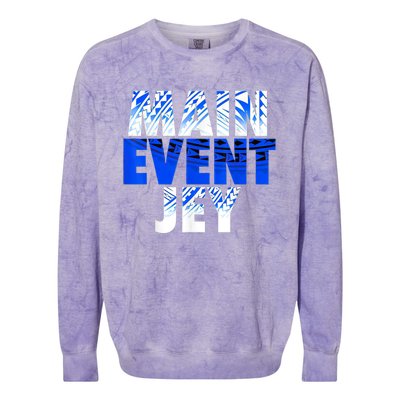 Main Event Jey Colorblast Crewneck Sweatshirt