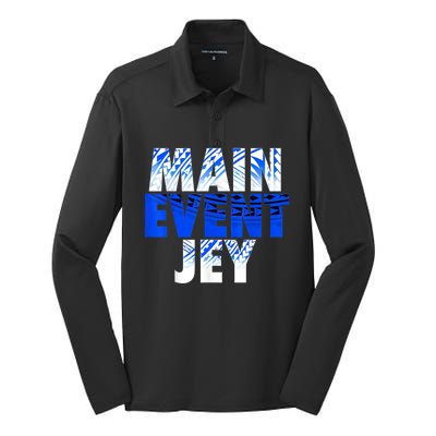 Main Event Jey Silk Touch Performance Long Sleeve Polo