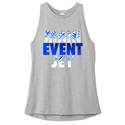 Main Event Jey Ladies PosiCharge Tri-Blend Wicking Tank