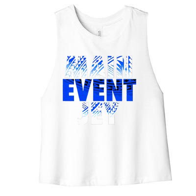 Main Event Jey Women's Racerback Cropped Tank