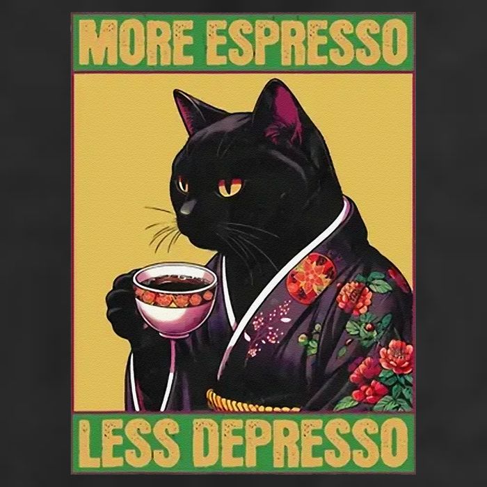More Espresso Less Depresso Up Caffeine Down Depression Cool Comfort Performance Bucket Hat