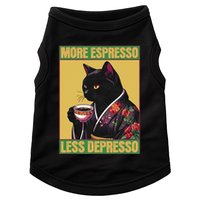 More Espresso Less Depresso Up Caffeine Down Depression Doggie Tank