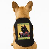 More Espresso Less Depresso Up Caffeine Down Depression Doggie Tank