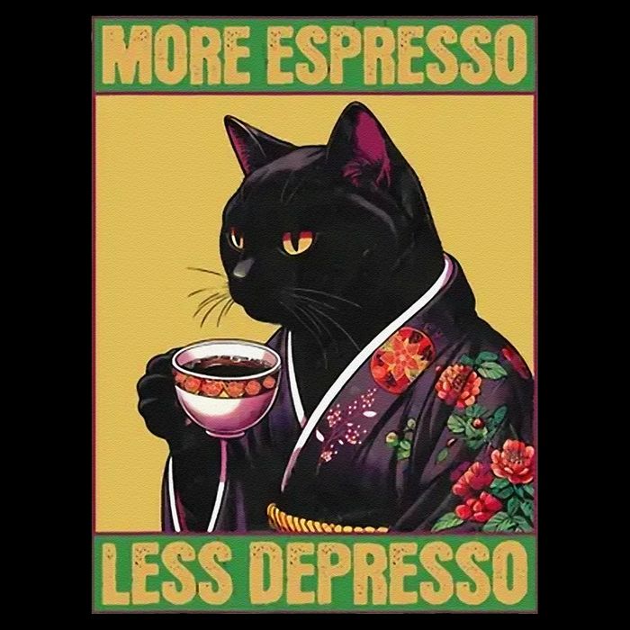 More Espresso Less Depresso Up Caffeine Down Depression Bag