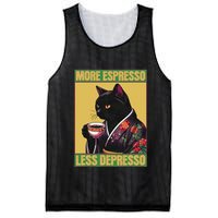 More Espresso Less Depresso Up Caffeine Down Depression Mesh Reversible Basketball Jersey Tank