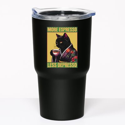 More Espresso Less Depresso Up Caffeine Down Depression Tumbler