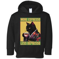 More Espresso Less Depresso Up Caffeine Down Depression Toddler Hoodie