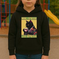 More Espresso Less Depresso Up Caffeine Down Depression Kids Hoodie