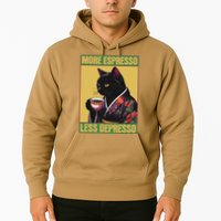 More Espresso Less Depresso Up Caffeine Down Depression Hoodie