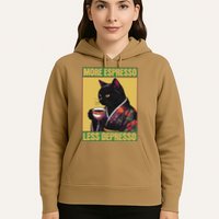 More Espresso Less Depresso Up Caffeine Down Depression Hoodie