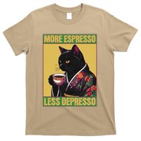 More Espresso Less Depresso Up Caffeine Down Depression T-Shirt