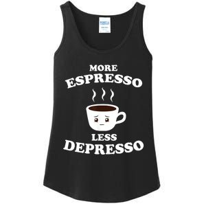 More Espresso Less Depresso Ladies Essential Tank