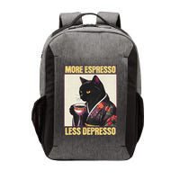 More Espresso Less Depresso Kimono Cat Japanese Art Gift Vector Backpack