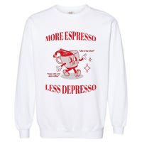 More Espresso Less Depresso Garment-Dyed Sweatshirt