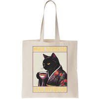 More Espresso Less Depresso Kimono Cat Japanese Bag