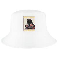 More Espresso Less Depresso Kimono Cat Japanese Cool Comfort Performance Bucket Hat