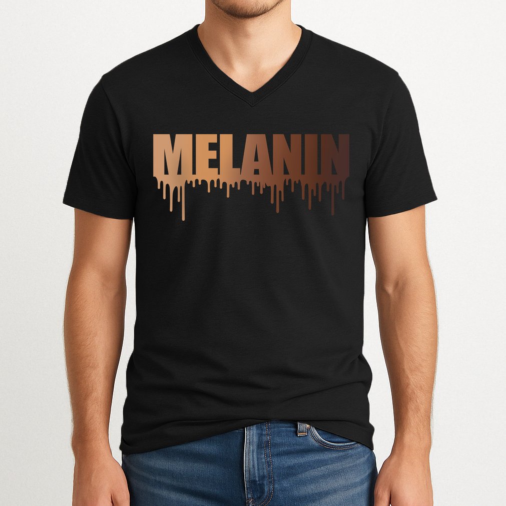 MELANIN V-Neck T-Shirt