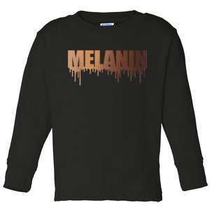 MELANIN Toddler Long Sleeve Shirt