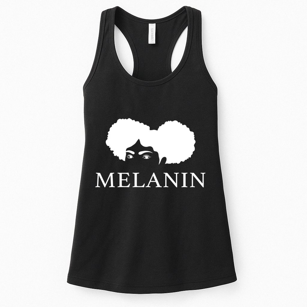 Melanin Afro Womens Tank Top