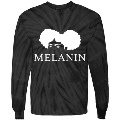 Melanin Afro Tie-Dye Long Sleeve Shirt