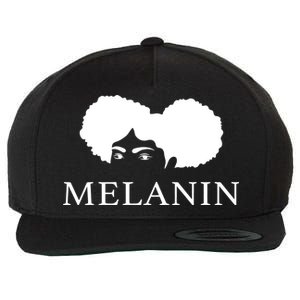 Melanin Afro Wool Snapback Cap