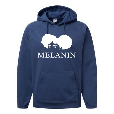 Melanin Afro Performance Fleece Hoodie