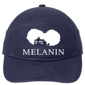 Melanin Afro 7-Panel Snapback Hat