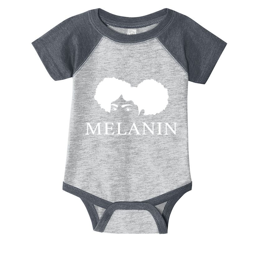 Melanin Afro Infant Baby Jersey Bodysuit