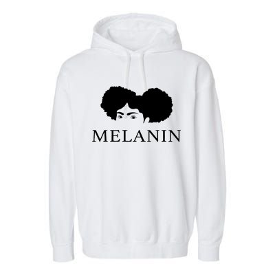 Melanin Afro Garment-Dyed Fleece Hoodie