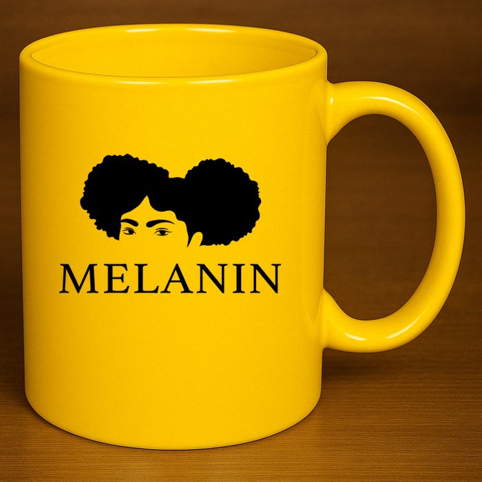 Melanin Afro 11oz C Handle Ceramic Mug