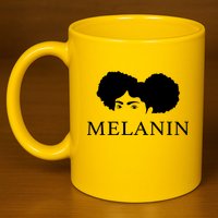 Melanin Afro 11oz C Handle Ceramic Mug