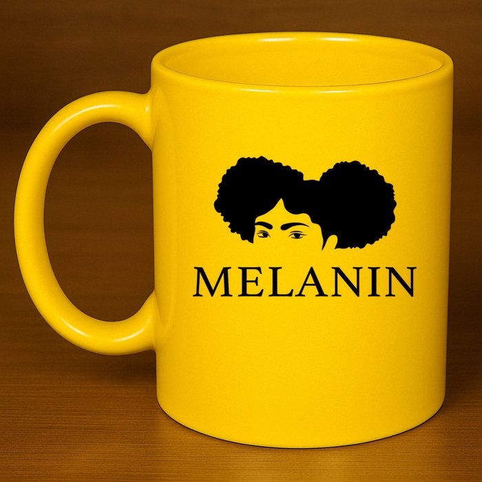 Melanin Afro 11oz C Handle Ceramic Mug