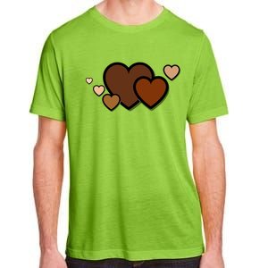 Melanin Diversity Hearts Adult ChromaSoft Performance T-Shirt