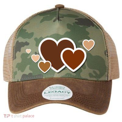 Melanin Diversity Hearts Legacy Tie Dye Trucker Hat
