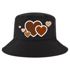 Melanin Diversity Hearts Cool Comfort Performance Bucket Hat