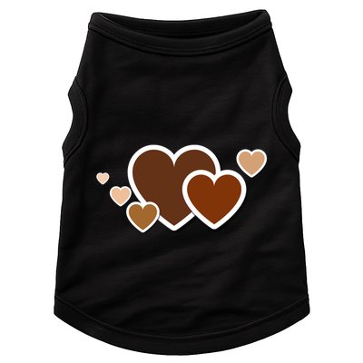 Melanin Diversity Hearts Doggie Tank