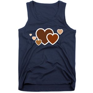 Melanin Diversity Hearts Tank Top