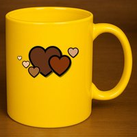 Melanin Diversity Hearts 11oz C Handle Ceramic Mug
