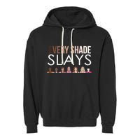 Melanin Every Shade Slays Garment-Dyed Fleece Hoodie