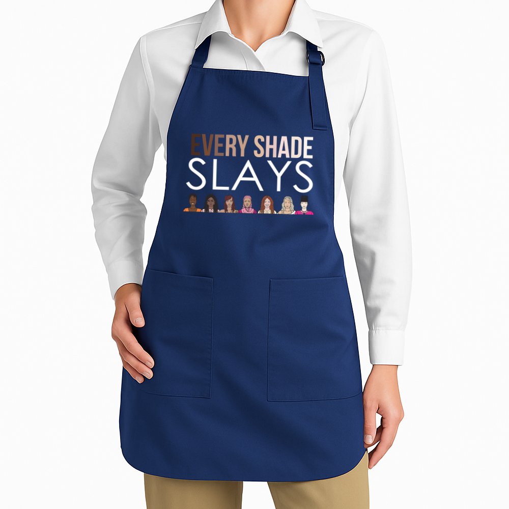 Melanin Every Shade Slays Apron