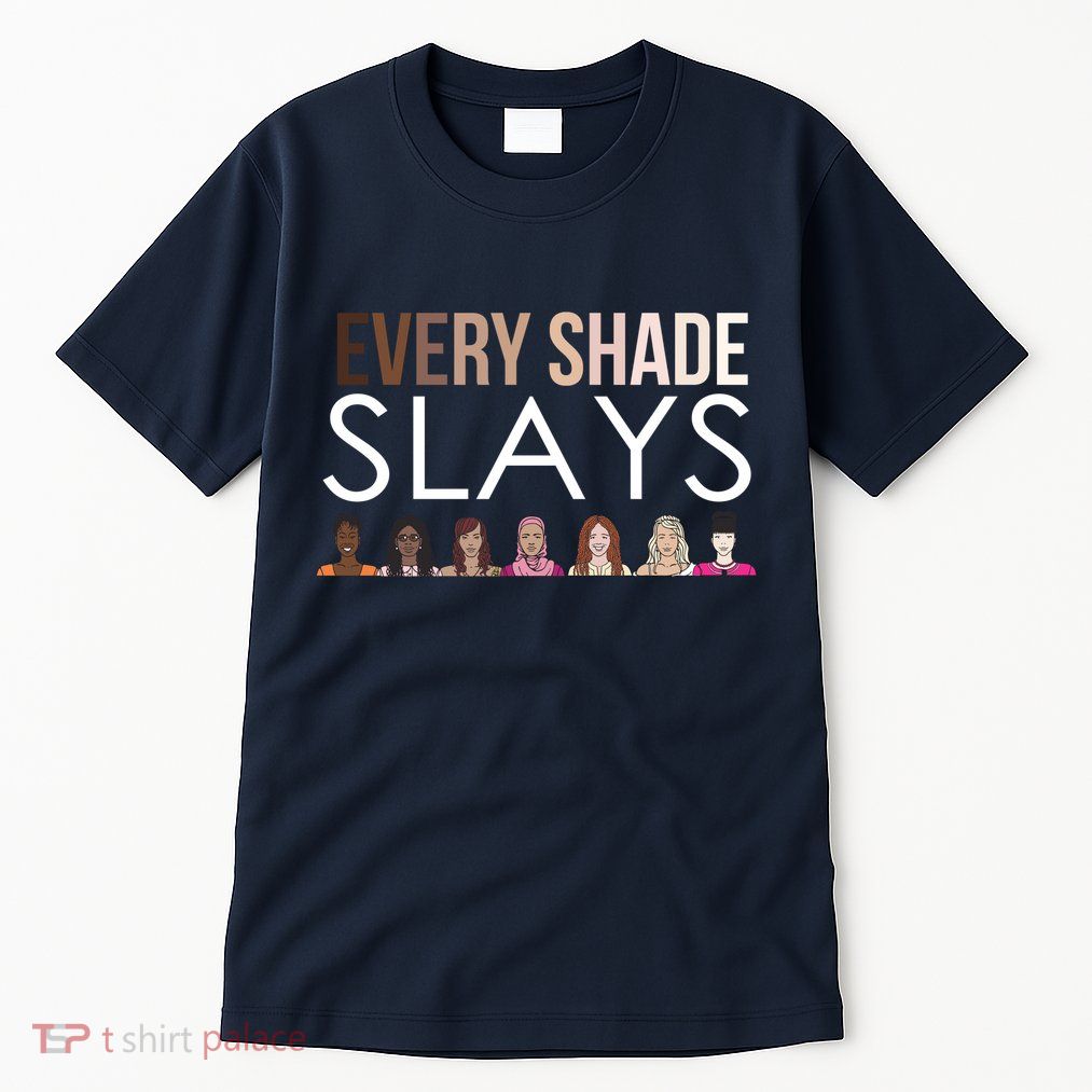 Melanin Every Shade Slays Tall T-Shirt