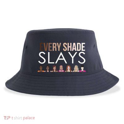 Melanin Every Shade Slays Sustainable Bucket Hat
