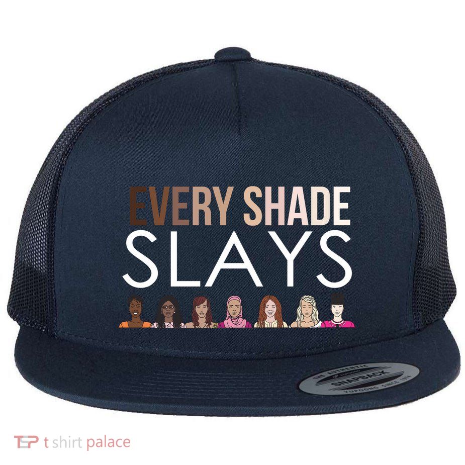 Melanin Every Shade Slays Flatbill Hat