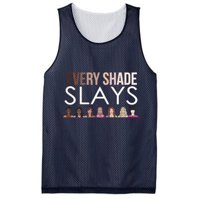 Melanin Every Shade Slays Mesh Reversible Basketball Jersey Tank